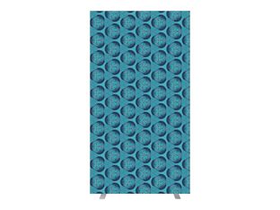 Cloison de séparation EASYSCREEN - L94 x H174 cm - mosaïque bleue