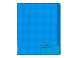 Clairefontaine Koverbook - Cahier polypro 17 x 22 cm - 96 pages - petits carreaux (5x5 mm) - disponible dans différentes couleurs