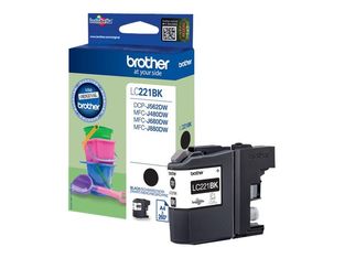 Brother LC221BK - Negro - original - cartucho de tinta - para Brother DCP-J562DW, MFC-J480DW, MFC-J680DW, MFC-J880DW