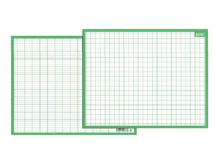 Bouchut - Ardoise mini - Séyès/Quadrillage - 26 x 21 cm - double face - vert