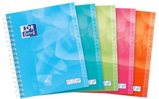 Oxford - Répertoire à spirale 12 x 14,8 cm - 160 pages - Disponible dans différentes couleurs