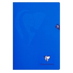 Clairefontaine Mimesys - Cahier polypro A4 (21x29,7 cm) - 96 pages - petits carreaux (5x5 mm) - disponible dans différentes couleurs