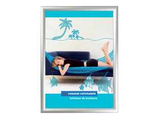 INOVSHOP Clipframe - Cadre d'affichage clippant - coins carrés - A4