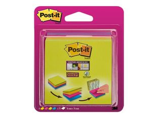 Post-it Super Sticky Easy select 2014-SC-BYFG - bloc-cube