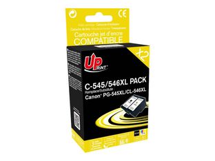 Cartouche remanufacturée Canon PG-545XL/CL-546XL - pack de 2 - noir, cyan, magenta, jaune - Uprint