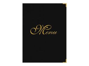 Bequet Elite - Protège-menu - 23,3 x 31,9 cm - noir