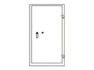 Reskal BM1260 - Armoire forte 211L - à clé - acier blanc