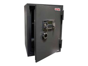 Reskal FS-E61 - Coffre-fort ignifuge 67L - à code et à clé - acier noir