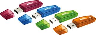 Emtec C410 - clé USB 2.0 - 8 Go - couleurs assorties