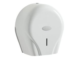 Rossignol - Distributeur de papier toilette 200 feuilles - avec clef - blanc