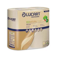 Lucart Professional EcoNatural - 2 Rouleaux d'essuie-tout - 150 feuilles 