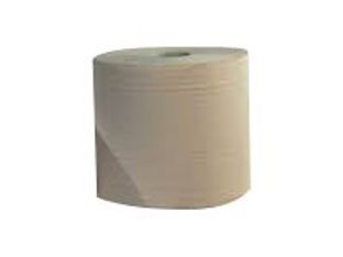 PAPECO - Rouleau d'essuie-mains chamois double épaisseur - 1000 feuilles - pack de 2