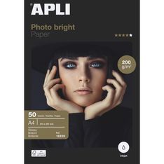 Apli Paper - Papier photo brillant - A4 - 200 g/m² - 50 feuilles