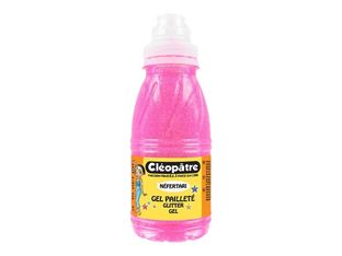 Cléopâtre NÉFERTARI - Peinture gel à paillettes - rose - 250 ml