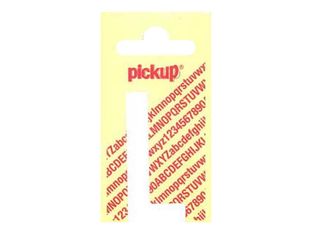 Pickup - Étiquette autocollante - 90 mm - Lettre L - blanc mat