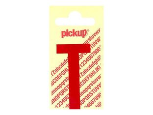 Pickup - Étiquette autocollante - 90 mm - Lettre T - rouge brillant
