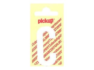 Pickup - Étiquette autocollante - 150 mm - Lettre C - blanc mat