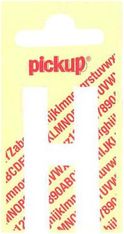 Pickup - Étiquette autocollante - 150 mm - Lettre H - blanc mat