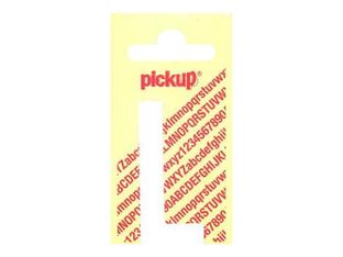 Pickup - Étiquette autocollante - 150 mm - Lettre L - blanc mat