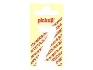 Pickup - Étiquette autocollante - 150 mm - Lettre Z - blanc mat
