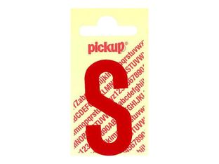Pickup - Étiquette autocollante - 150 mm - Lettre S - rouge brillant