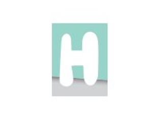 Pickup Déco Emma - Étiquette autocollante 70 mm - Lettre H - blanc