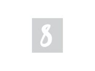 Pickup Déco Zoé - Étiquette autocollante 110 mm - Chiffre 8 - blanc