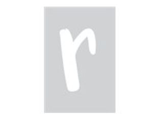 Pickup Déco Zoé - Étiquette autocollante 110 mm - Lettre R - blanc