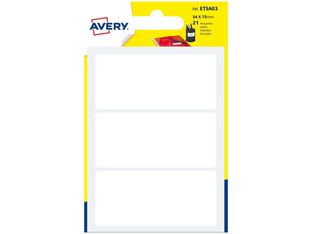 Avery - 21 Étiquettes multi-usages blanches - 34 x 75 mm