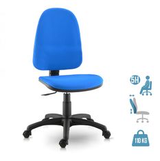 Fauteuil de bureau TORINO - accoudoirs en option - Bleu