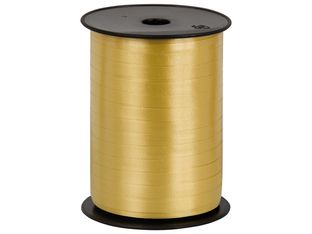 Logistipack - Bolduc brillant - ruban d'emballage 7 mm x 500 m - or