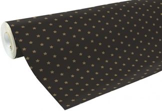 Clairefontaine Alliance - Papier cadeau - 70 cm x 50 m - 60 g/m² - motif Noël étoiles