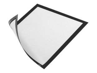 Durable Duraframe Magnetic - 5 Cadres d'affichage magnétiques - A4 - noir - pour surfaces métalliques