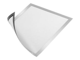 Durable Duraframe Magnetic - 5 Cadres d'affichage magnétiques - A4 - argent - pour surfaces métalliques