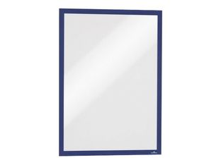 Durable Duraframe Magnetic - 5 Cadres d'affichage magnétiques - A3 - bleu - pour surfaces métalliques