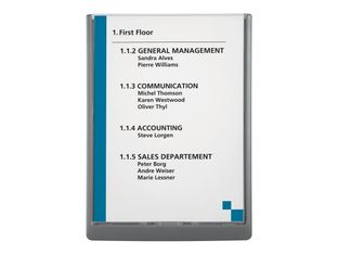 Durable Click Sign - Plaque de porte - A4 portrait