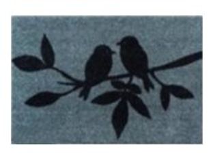 Tapis de sol absorbant MESANGE - 40 x 60 cm - en polyamide