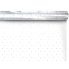 Logistipack - Papier cadeau - film fleuriste - 80 cm x 120 m - motif fleurs plumetis