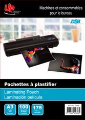 DSB - 100 pochettes de plastification A3 (303 x 426 mm) - 175 microns - brillantes