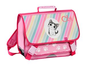 Quo Vadis - Cartable scolaire - Chi - 38x30x14 cm - Toile (polyester) - 3 compartiment(s) - Avec bretelles et poignée