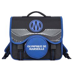 Quo Vadis - Cartable scolaire - Olympique de Marseille - Toile (polyester) - 2 compartiment(s) - Avec bretelles et poignée