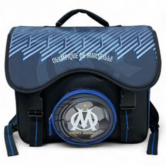 Quo Vadis - Cartable scolaire - Olympique de Marseille - Toile (polyester) - 2 compartiment(s) - Avec bretelles et poignée