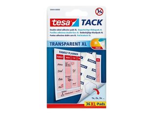 Tesa Tack - 36 pastilles adhésives XL - double face