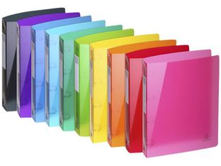 Exacompta Iderama - Classeur souple à anneaux - Dos 40 mm - A4 - pour 275 feuilles - disponible dans différentes couleurs