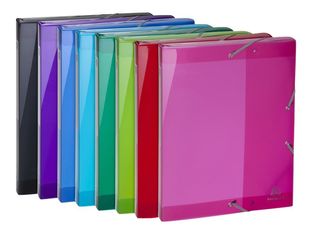 Exacompta Iderama PP - Boîte de classement plastique - dos 25 mm - disponible dans différentes couleurs