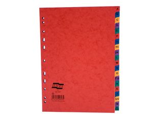 Exacompta Nature Future - Intercalaire 20 positions A à Z - A4 - carte lustrée colorée