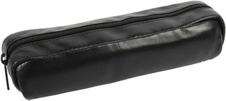 Trousse Merinos rectangulaire - 1 compartiment - cuir de mouton noir - Quo Vadis