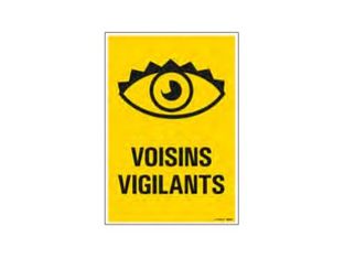 Pickup - Plaque de signalisation - 230 x 330 mm - voisins vigilants