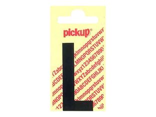 Pickup - Étiquette autocollante - 90 mm - Lettre L - noir mat