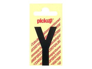 Pickup - Étiquette autocollante - 150 mm - Lettre Y - noir mat
